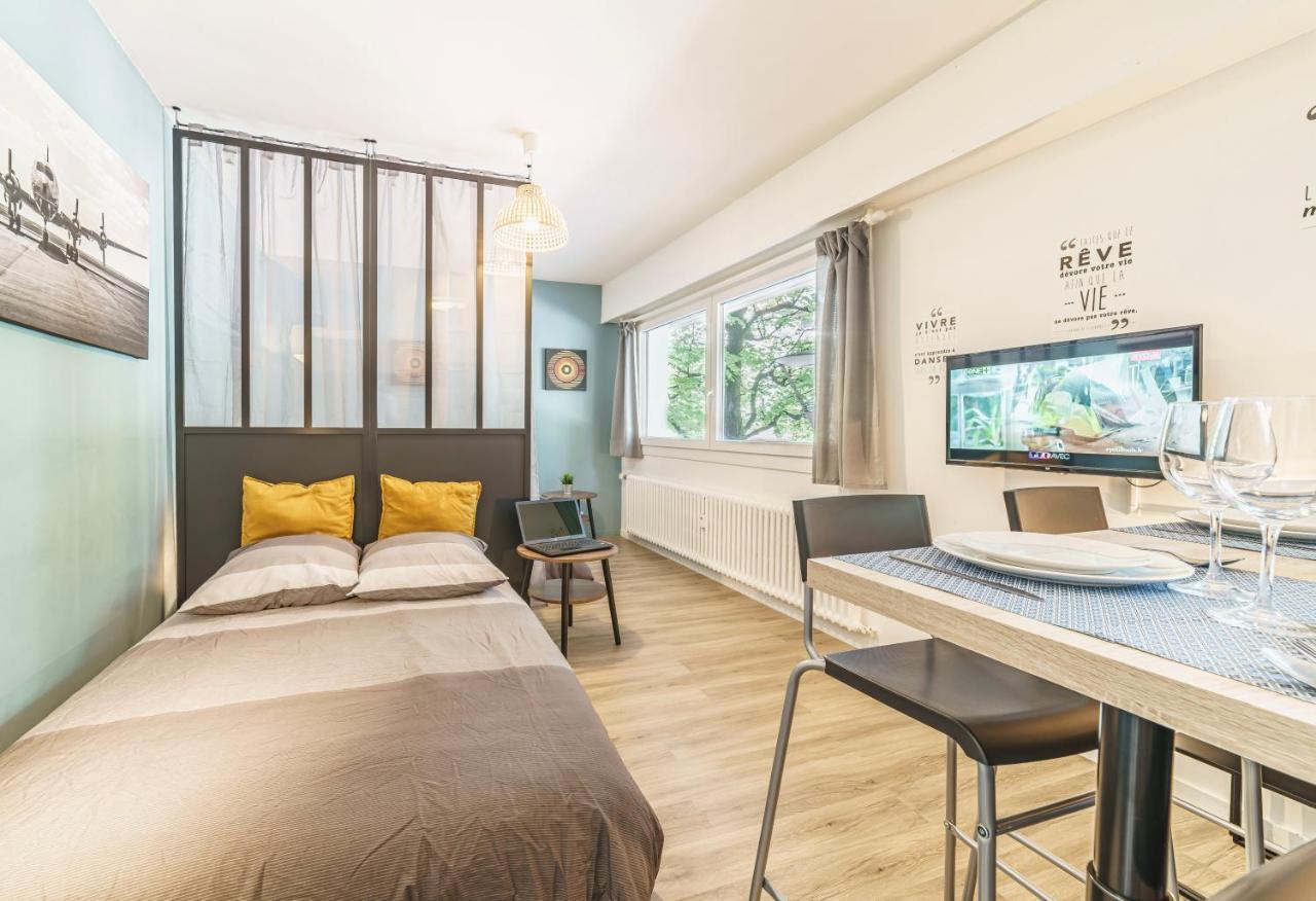 Cosy Studio 108 - Chambery Centre - Stationnement - Gare Kültér fotó